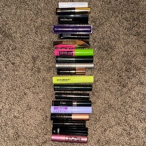 Assorted Mascara sample Lot  Most not used. Some used one time x19